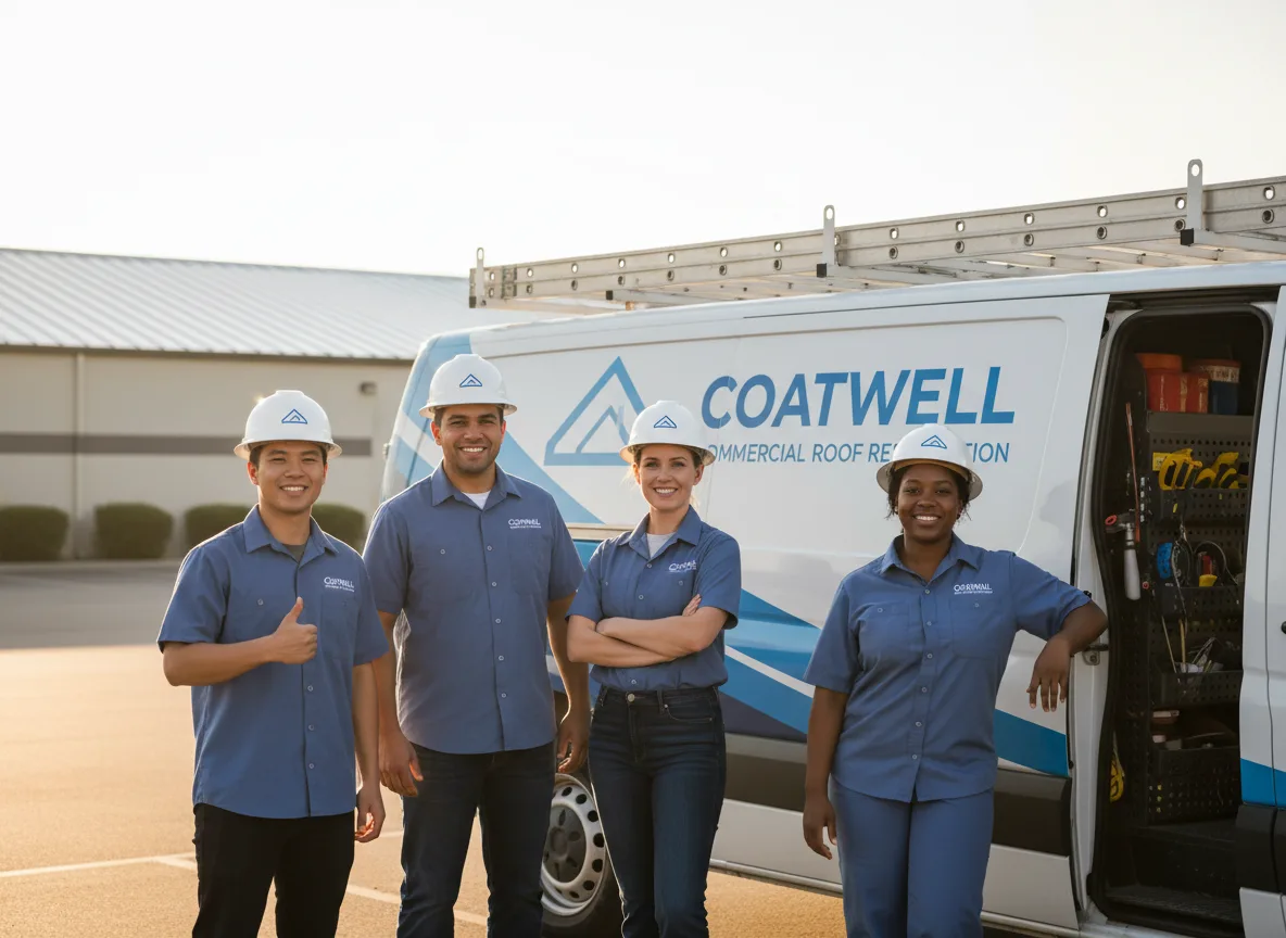 Commercial roof coating company in Parker, PA